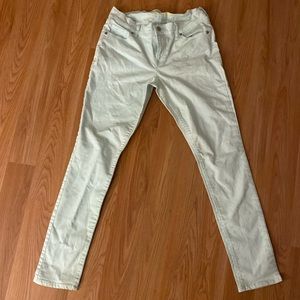 Old Navy Jeans. Size 4. Teal or Mint Green